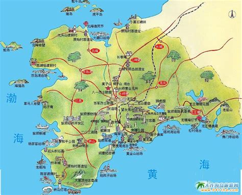 旅顺旅游地图全图