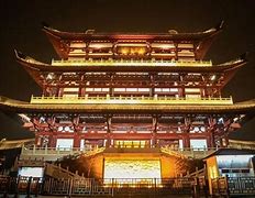 杜甫江阁亮灯古装拍摄的新地标