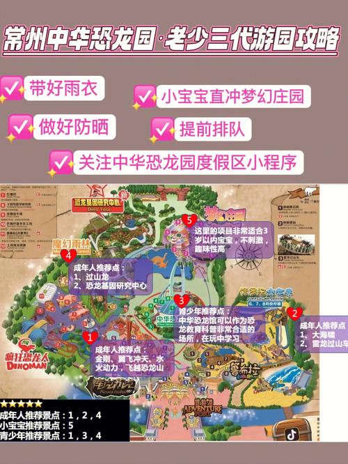 常州恐龙园游玩攻略图